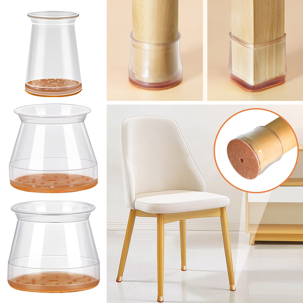 Visitor Chair Padded - Conjunto de 8 Protetores de Pés