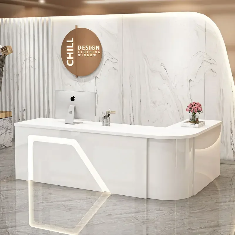 Office Furniture Factory Shop - Mesa de Caixa Simples e Compacta