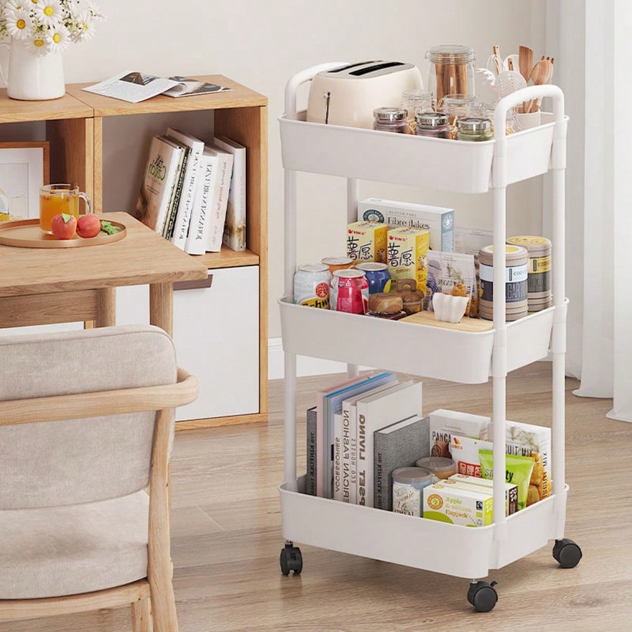 Carrinho Utilitário de 3 Nívei - Office Supply Cart avaliação e preço