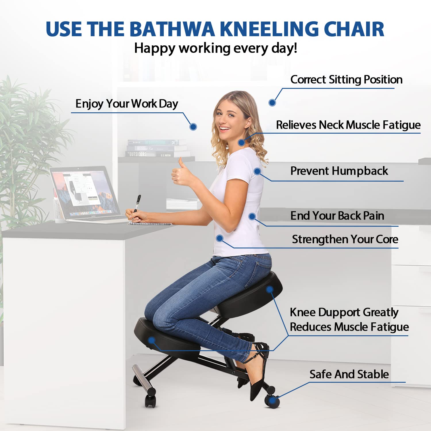 Cadeira Ergonômica para Escrit - Office Furniture Home avaliação e preço