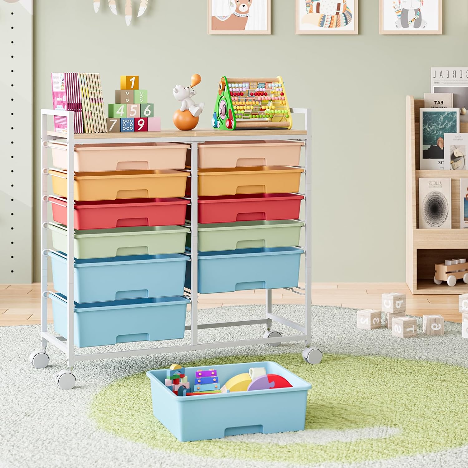 Carrinho de Armazenamento com  - Office Supply Cart avaliação e preço