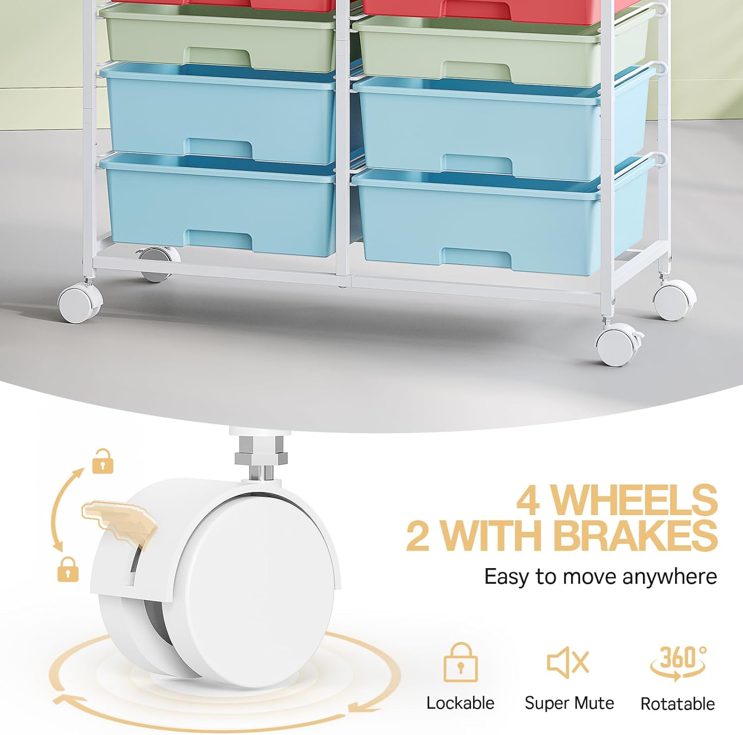 Carrinho de Armazenamento com  - Office Supply Cart avaliação e preço