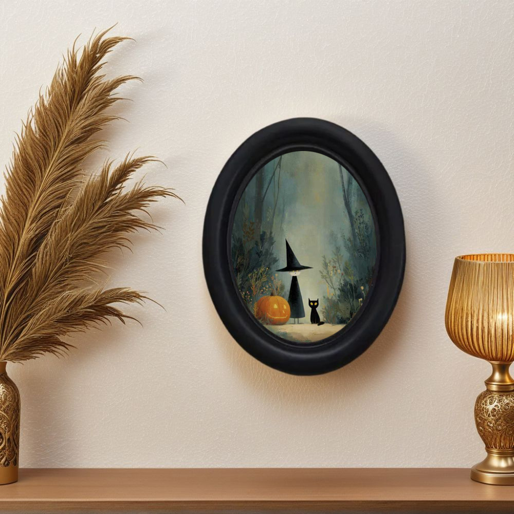 Uma bruxa de Halloween vintage - Office Furniture Home avaliação e preço