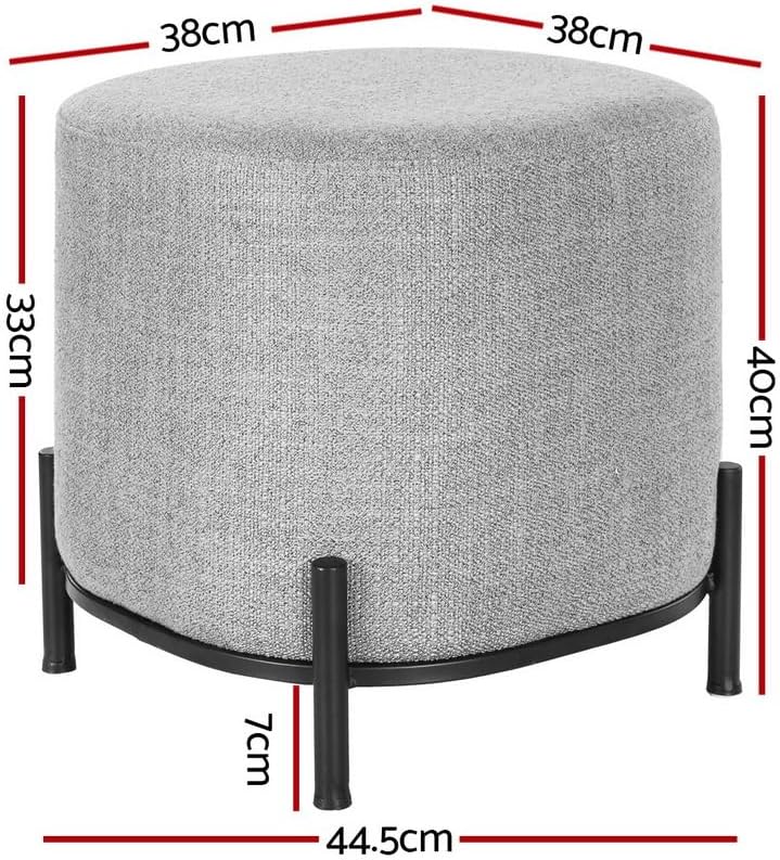 **/otoman, banquinho redondo p - Office Furniture Home avaliação e preço