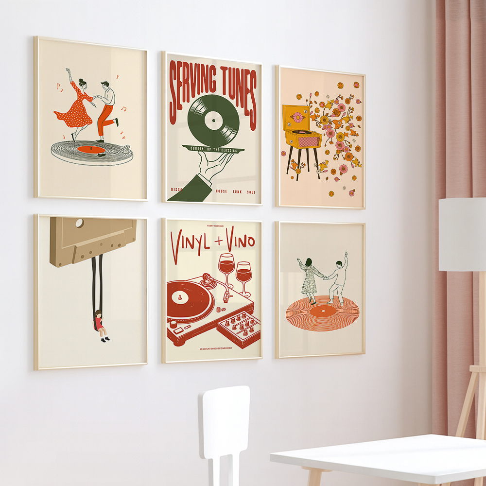 1 unidade Pôster de Música Vin - Office Furniture Home avaliação e preço