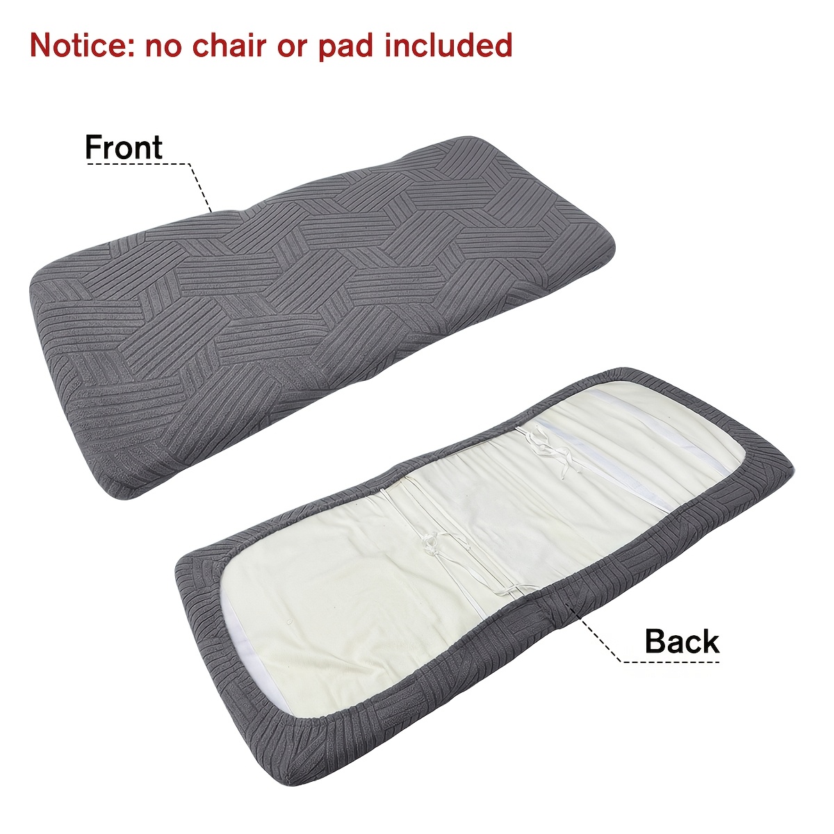 1 Peça Capa Protetora Jacquard - Visitor Chair Padded avaliação e preço