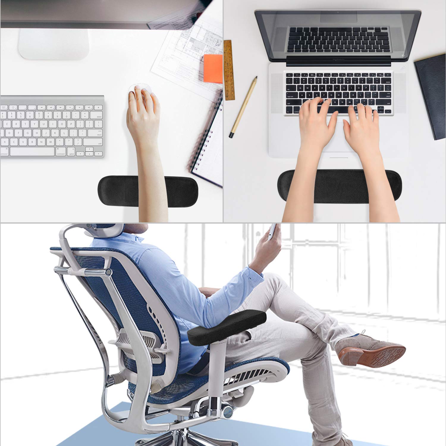 2/4/8 pçs almofadas de apoio d - Visitor Chair Padded avaliação e preço