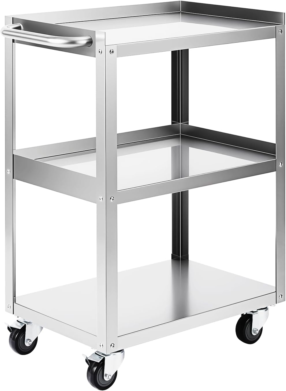 Carrinho Utilitário de Aço Ino - Office Supply Cart avaliação e preço